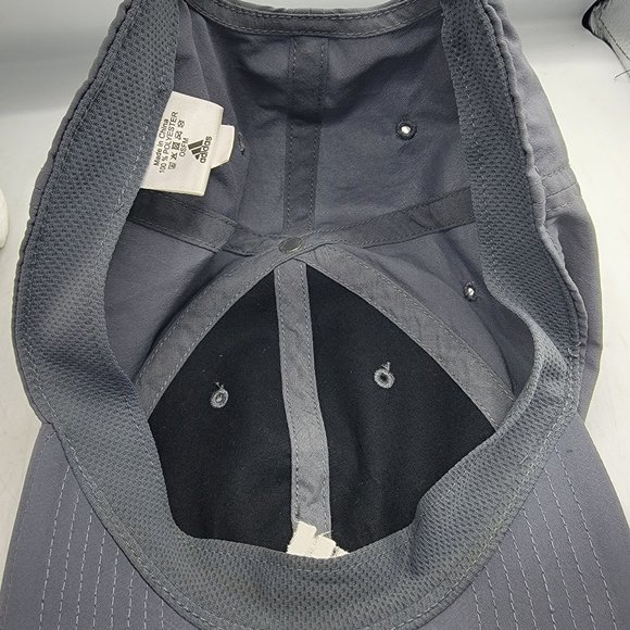 Adidas Adults Gray Athletic Hat Cap Adjustable Lightweight Comfort Outdoors - Picture 7 of 11